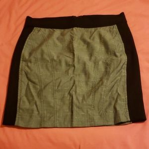 Bebe colorblock skirt